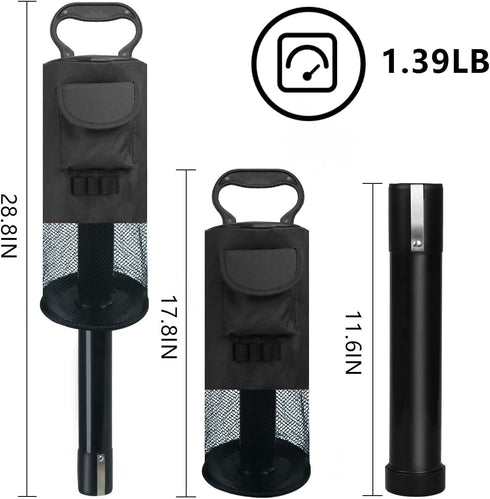 HOW TRUE Portable Golf Ball Retriever with Removable Tube