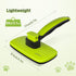 Pecute Self-Cleaning Slicker Brush for Dogs, Cats, Lightweight Brush for Shedding and Grooming, Removes Loose Fur