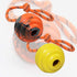 K9 Training Ball with Rope - Indestructible Dog Toy Ball with Handle for Training, Pull, Throw, Tug for Dogs