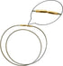 Gun Cleaning Flexible Cable Set (8''+33''), T-handle 8-32 Thread for Rifle Shotgun Pistol Handgun