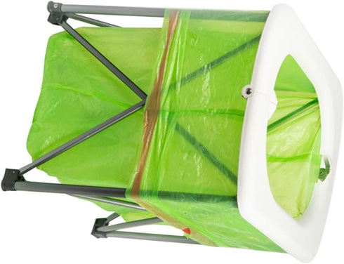 KOMBIUDA Folding Portable Outdoor Toilet Collapsible Camping Bathroom Sturdy Emergency Potty for