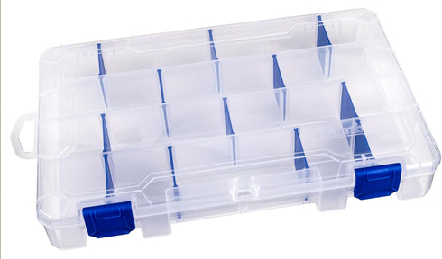 Flambeau Outdoors 4007 Tuff Tainer Fishing Tackle Box with Zerust Anti-Rust Dividers, 12 Dividers