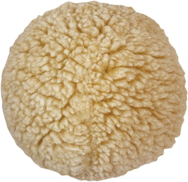 HuggleHounds Plush Ball Dog Toy - Fuzzy Round Ball Dog Toy with