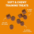 Cloud Star Tricky Trainers Grain-Free Variety Pack – Four Flavors: Peanut Butter, Liver, Cheese, Salmon (5oz Each, 20oz