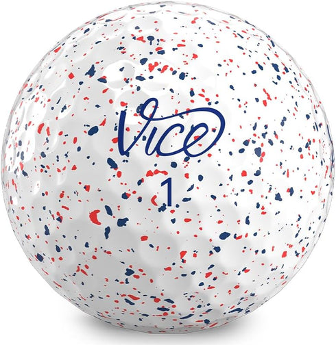 3 Vice Pro High-Performance Golf Balls - Piece Design