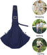 Pet Dog Sling Carrier, Adjustable Hands-Free Reversible Pouch Bag with Pocket and Safety Belt for Small Dogs and Cats