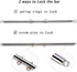 Spreader 2PCS Set, 4pcs Bar Exercise Bar with Adjustable Fur Straps, Portable Exercise Guide Pilates Sports Aid