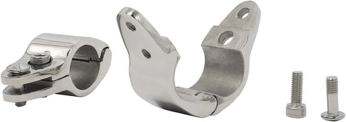 NovelBee 4pcs 316 Stainless Steel Bimini Top Hinge Rail Mount 1"