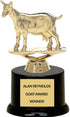 Custom Dairy Goat Trophy - The Greatest of All Time - 5