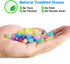 Abnaok 600PCS Glow in The Dark Rocks for Aquarium Decoration, Outdoor Decor, Garden Lawn Yard, Walkway, Driveway