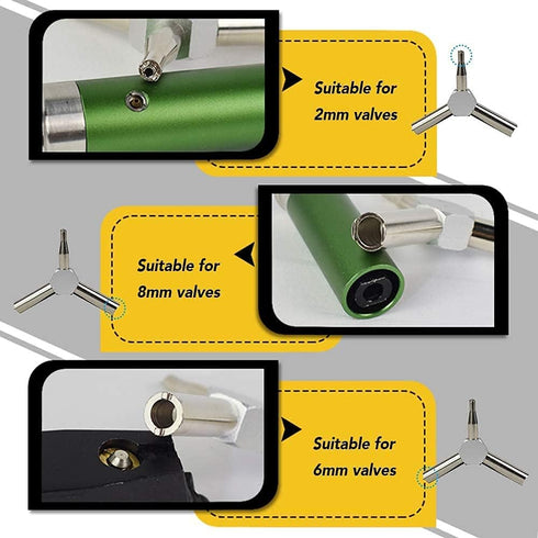 Jadeshay Element Valve Key, Airsoft KSC WA Gas Magazine Charging Valve Removal Tool, Stainless Steel