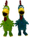 Hoiasem 2 Pack 10 Inch Latex Polka dot Burr Chicken Dog Toys that