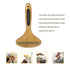 PROBUSINES Bamboo Pet Brush, Dog Dehairing Rake for Knot Detangling, Long-Haired Pet Breed Undercoat Rake for Shedding