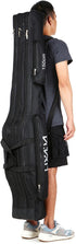 LIXADA Fishing Rod Case, 3 Layers Oxford Bag, Portable Foldable Fishing Pole Carrier & Tackle Storage for Travel