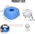 Generic (2, Slow Feeder Lick Bowl for Liquid Dog Treats - Spill-Resistant Lick Mat with Rolling Ball for Bone Broth