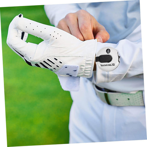 Kisangel Mini Golf Scorer Plastic Gloves Accessories Goalie Gloves Bracelet Scorekeeper Counter Device Golfing Tool