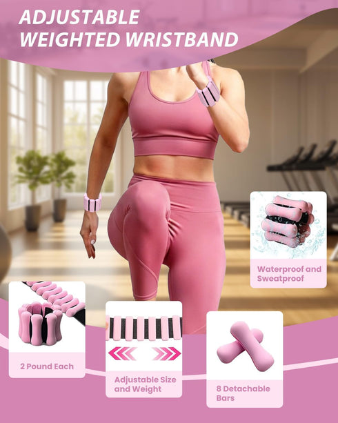 Set, Pilates Equipment Kit for Home Workout, Home Pilates Essentials Kit Magic Circle Ring and Ball Adjustable Ankle