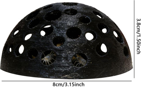 Generic Porous Shrimp Cave, Dome Underground Shelter, Fish Tank Cave for Aquarium Habitat, Freshwater Saltwater