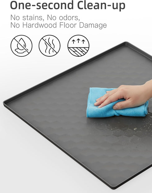 Petacola 23.4 23.4 Inch Dog Pee Pad Holder, x Silicone Potty Holder, Leak-Proof & Non-Slip Design, Protects Floors from