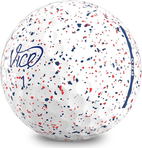 3 Vice Pro High-Performance Golf Balls - Piece Design