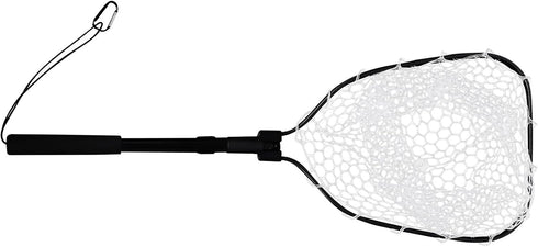 HEMOTON Foldable Fishing Net for Trout and Shrimp Silicone Mesh Fish Catching