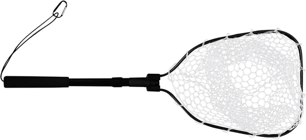 HEMOTON Foldable Fishing Net for Trout and Shrimp Silicone Mesh Fish Catching