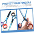20pcs Scissors Ring Grooming Scissors for Dogs, Dog Shears with Thumb Inserts, Grip Ring Insert for Pet Grooming.