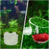 10pcs Fish Tank Planter Decor, Acrylic Plant Cup Holders for Fish Tank Supplies and Bait Feeder