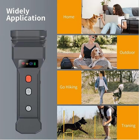 Joroki Ultrasonic Bark Deterrent, Anti Bark Device, 16ft Range, Dog Behavior Aid, Safe for Dogs