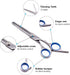 Maxshop Dog Grooming Scissors with Safety Round Tips - Heavy Duty Titanium Pet Grooming Trimmer Kit, Set of 3