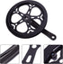Single Crankset Square Taper Crankset - 1 Set Bike Crankset Chainwheel for Road Mountain Bicycle Accessories (No Screws)