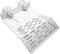 J-star White Large Reptile Basking Platform, Aquarium Turtles Turtle Basking Platform, Floating Turtle Habitat Dock