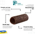 Plecoceramics Pleco Cave Breeding Ceramic Decorations Fish Tank Aquarium Medium Size (1 pcs)