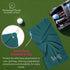 Grommet 16"x26" Personalized Passion Golf Towels with Corner - Customized Velour Cotton Golf Bag Towels with Name