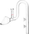 Aquatic Lily Pipe for Fish Tank Canister Filter, Unique Outflow Surface Skimmer for Rimless Aquariums