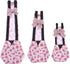 TUOTUOJIA Adjustable Chicken Diaper for Pet Duck for Washable Poultry Nappies Hens Clothes with Pretty Bow Reusable