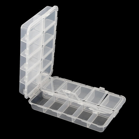 OriGlam Premium Tackle Boxes, 20 Compartments Plastic Storage Organizer, Adjustable Fishing Box