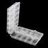 OriGlam Premium Tackle Boxes, 20 Compartments Plastic Storage Organizer, Adjustable Fishing Box