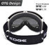 Ski Goggles Over Glasses - Snowboard Snowmobile Goggles for Men Women Adult, Anti Fog 100% UV Protection