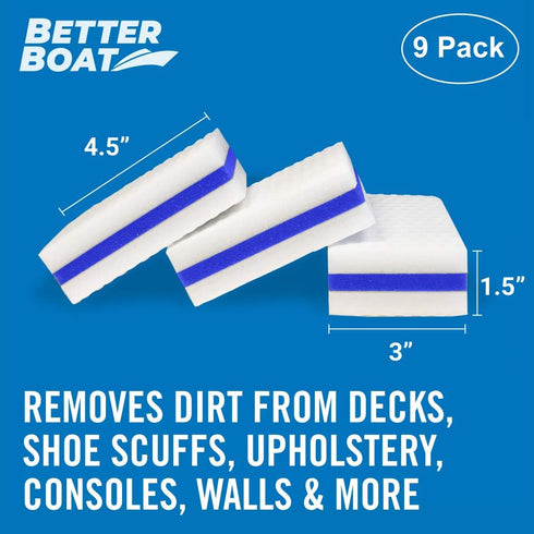 Premium Boat Scuff Erasers, Boating Accessories for Cleaning, Gift for Pontoon, Fishing, Jon Boats