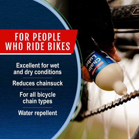 Squirt Chain Lube for Bikes, 0.5 Oz, Long-Lasting All-Weather Dry Chain Lube, Bike Maintenance Aid, 6 Pack