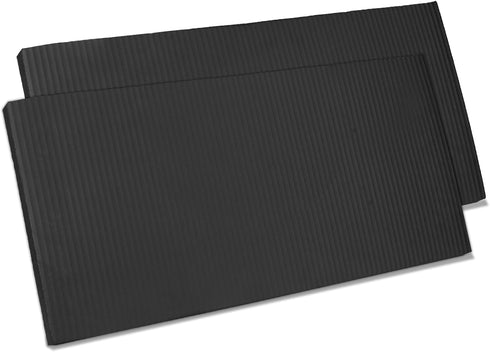 Yoga Knee Pad Cushion - Thick Non-Slip Support for Knees, Wrists, Elbows - Earth-Friendly Black Yoga Mat, 24x12.2 Inch