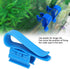 5Pcs/Set Plastic Fish Tank Hose Holder, Water Pipe Clamp, Fish Tank Water Clip for Aquarium (Blue)