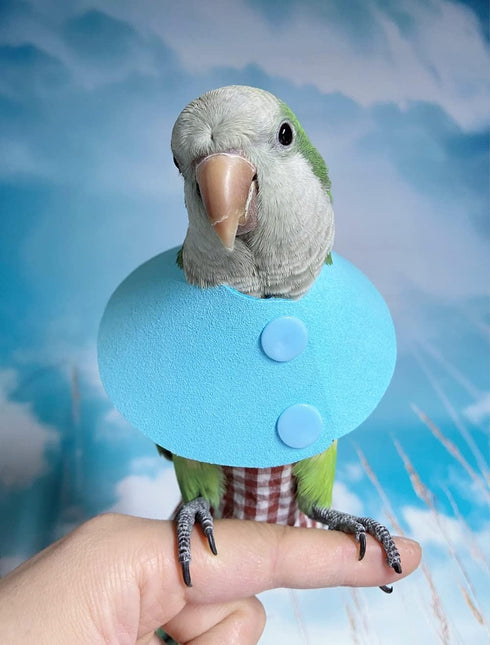 Parrot Neck Collar, Anti-bite Protective Neck Cover for Birds, Feather Healing (S)