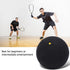Single Dot Squash Ball, 37mm Beginner Rubber Squash Racket Ball for Competition Training