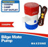 12v Submersible Boat Bilge Water Pump Non-Automatic Marine Electric Bilge Pump for Ponds, Pools, Spas Silent, Boat