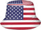 Funny Flag Bucket Hats - Packable Travel Beach Sun Hat - Wide Brim Fisherman Caps for Men & Women