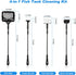 hygger Small Fish Tank Cleaner, Aquarium Cleaning Tools Kit with Handle, Seaweed Scraper, Sponge Brush