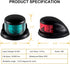 Sebnux LED Boat Navigation Light Red and Green LED Marine Navigation Light Boat Bow Light for Pontoon and Small Boat