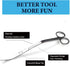 Aquarium Scissors, Stainless Steel Mirror Wave Scissors for Professional Water Grass Maintenance